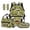 Camo Dinosaur, variant on Bulopur Soccer Backpack Set of 5 Sports Print 17 Inch Lightweight Backpack with Lunch Bag Pencil Pouch for 9-12 Years Old Kids Elementary to Middle School
