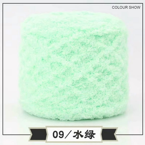 Nvzi Soft Yarn for Crocheting, Blended Yarn, Ultra-Soft Texture, Ideal for Baby Items, Scarves, Crafts, Perfect for Crochet Enthusiasts and DIY Projects,light green​