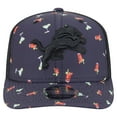 thumbnail image 2 of Men's-New Era  Navy/Black Detroit Lions Adventure Drinks Pattern 9SEVENTY Stretch-Snap Hat, 2 of 6