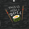 thumbnail image 4 of Inktastic This is How I Roll- cute sushi Women's T-Shirt, 4 of 5