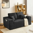 thumbnail image 2 of Z-hom Loveseat Couches, 68.9" Boneless Sofa Cloud Couch with Side Pocket & 2 Pillows for Living Room Bedroom Apartment, No Assembly Required, Light Grey, 2 of 8
