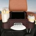 thumbnail image 4 of BotaniNest Headrest Rear Seat Storage Functional Seat Backrest Storage With Drink Cup Holder And Hook Travel Suitable For SUVs Sedans And Trucks, 4 of 4