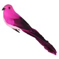 thumbnail image 3 of Artificial Small Decorative Foam Birds for Crafts Garden, with Clip Easy Attachment Tree or Standing, Pink, 3 of 8