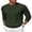 Army Green, variant on Men Dress Crewneck Sweater Pullover Knit Long Sleeve Casual Slim Fit Sweater