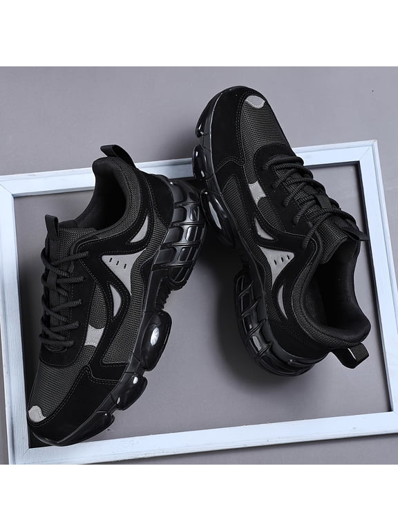 Men'S Athletic Shoes, Low-Top Casual Lace-Up Sneakers, Comfortable Footwear