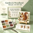 thumbnail image 2 of Sea Glass Mosaic Art, Garden & Woodland Mosaic Art DIY Kit, Birds And Woodland Animal DIY Craft Kit, Handmade Glass Artwork For Home Decor, 2 of 8