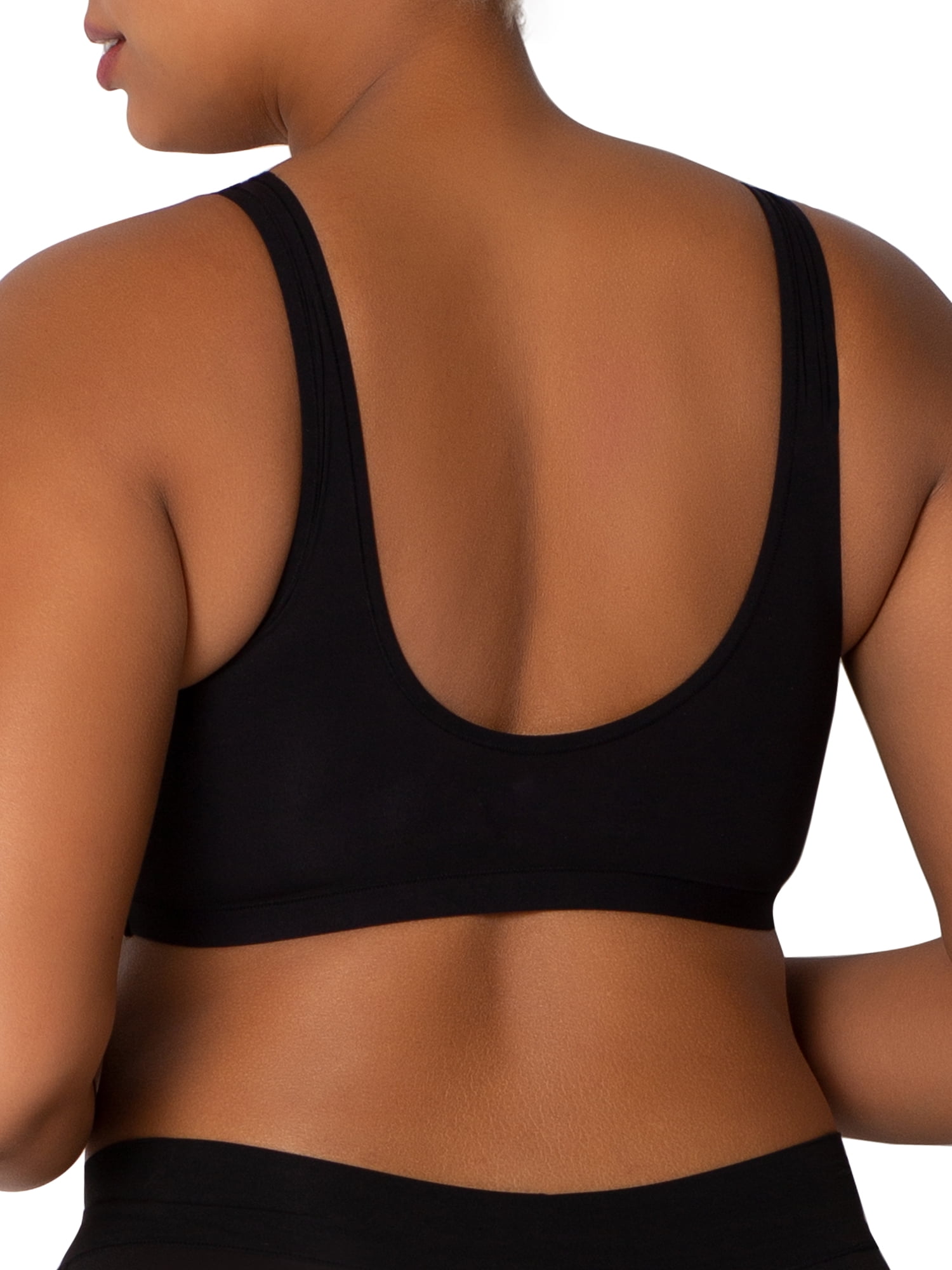 Smart & Sexy Women's Naked Scoop Neck Bralette, 2-Pack, Style-SA1438
