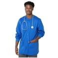 thumbnail image 1 of Landau ProFlex Tailored Fit Stretch 3-Pocket Warm-Up Scrub Jacket for Men 3170, 1 of 2