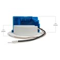 thumbnail image 5 of NICOR Lighting SureFit 5.25-Inch Round Ultra Slim 2700K LED Junction Box Retrofit Downlight Kit, Nickel (DLF-10-120-2K-RD-NK), 5 of 8