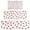 Red Strawberry Plants-3, variant on Red Strawberry Plants Fruit Pink Pattern Kitchen Rugs Sets Of 3,Kitchen Runner Rugs Non Skid Washable,Decorative Kitchen Floor Mats for Kitchen,Sink,Laundry,17"x30" 17"x47" 17"x59"