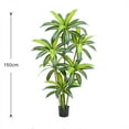 thumbnail image 6 of DSstyles Artificial Plant 4.9ft Brazilian Wood Tree Faux Plants Indoor Tall Fake House Floor Plants Realistic Artificial Trees for Home Office Decor Indoor Outdoor Housewarming Gif, 6 of 9