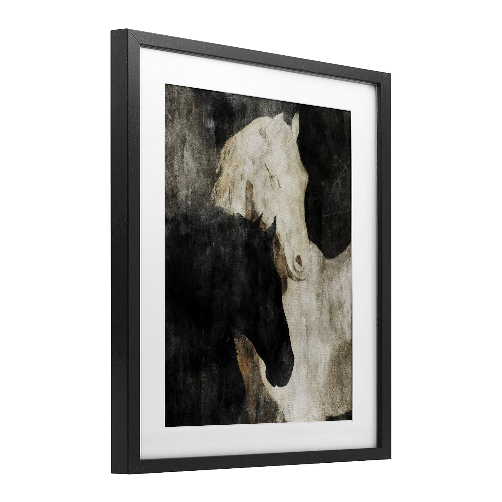Stupell Industries Dual Spirit Horses Black Framed Print Under Glass, design by Svetlana Aleynikova