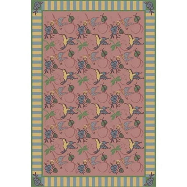 Joy Carpets 436C-02 Kaleidoscope Flights of Fantasy Rectangle Whimsical
