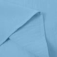 thumbnail image 6 of UACY Girls Pants Sets 2 Piece Outfits Casual Half Sleeve Tops with Wide Leg Palazzo Pants Summer Cropped Lounge Set ﻿ (Sky Blue, 7-8 Years), 6 of 6