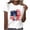 512_White, variant on MEICHEN 4th of July Outfits for Women Short Sleeve American Flag Print Shirts Crewneck USA Flag Patriotic Casual Tops Summer 250th Anniversary Tops