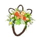 thumbnail image 4 of Corona de Pascua,Corona de huevos de Pascua con lazo interior al aire libre,Corona de puerta delantera adorno colgante vacaciones,Corona de primavera Decoración de Pascua Fiesta del, 4 of 8