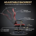 thumbnail image 4 of LaoGeoRon Gaming Chair with Footrest, Comfortable Ergonomic PC Gaming Chair with Headrest and Lumbar Support, High Back, Widen Seat, Adjustable Armrests, 4 of 9