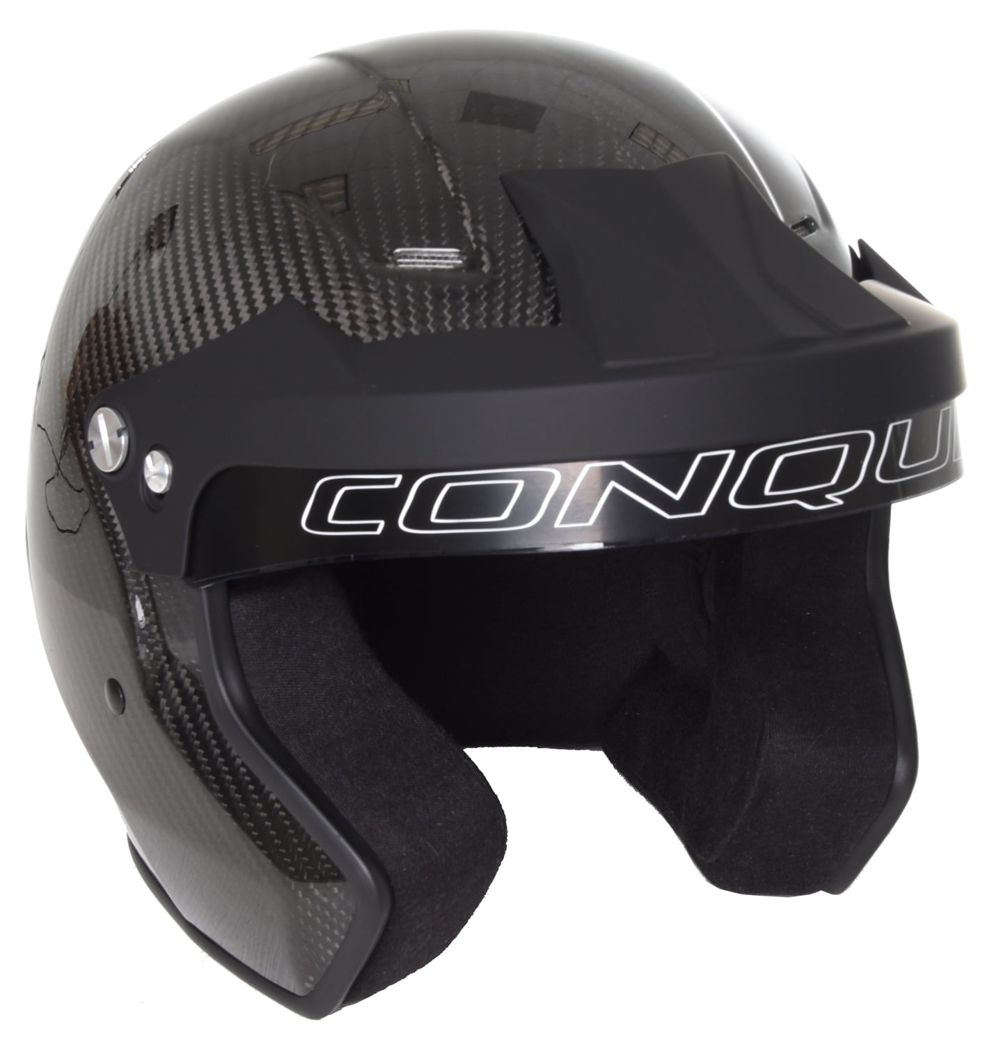 Buy Conquer Carbon Fiber Snell SA2020 Approved Open Face Racing Helmet