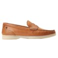 thumbnail image 3 of Base London Mens Marlin Leather Penny Loafers, 3 of 5