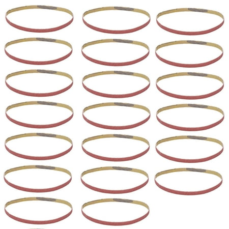 

20Pcs Sandpaper Belt Sanding Abrasive Strip Replacement Tool for Sander 330x10mm150#