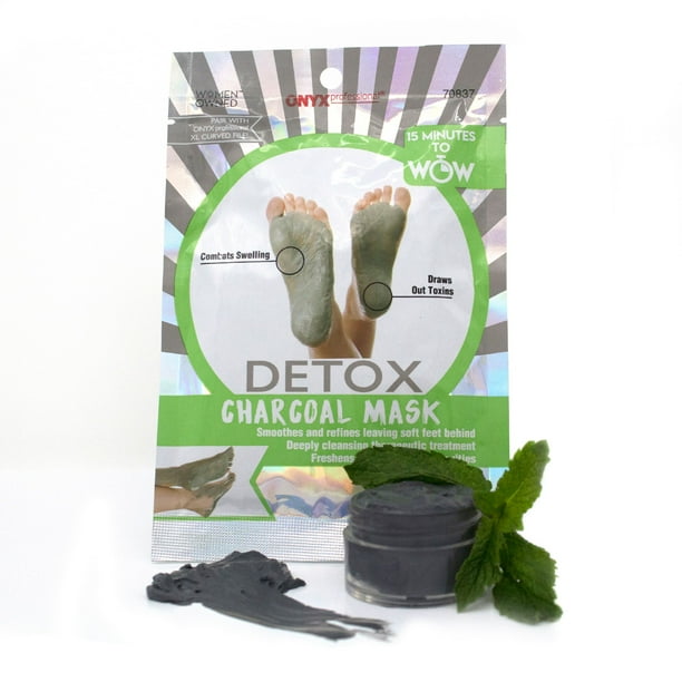Onyx Professional Charcoal Detox Foot Mask