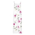 thumbnail image 5 of Pantalon Ample Blanc à Imprimé Floral pour Femmes, Salopette, Pantalon pour Adolescentes, Évasé, Jambe Grand, Jambe Droite, Jambe Longue, Bootcut, Été Automne 2025 TTG, 5 of 5