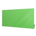 thumbnail image 1 of HMYSN48GN Ghent Glassboards Harmony Markerboard Square Corners Glass Whiteboard 4'H x 8'W, Green, 1 of 5