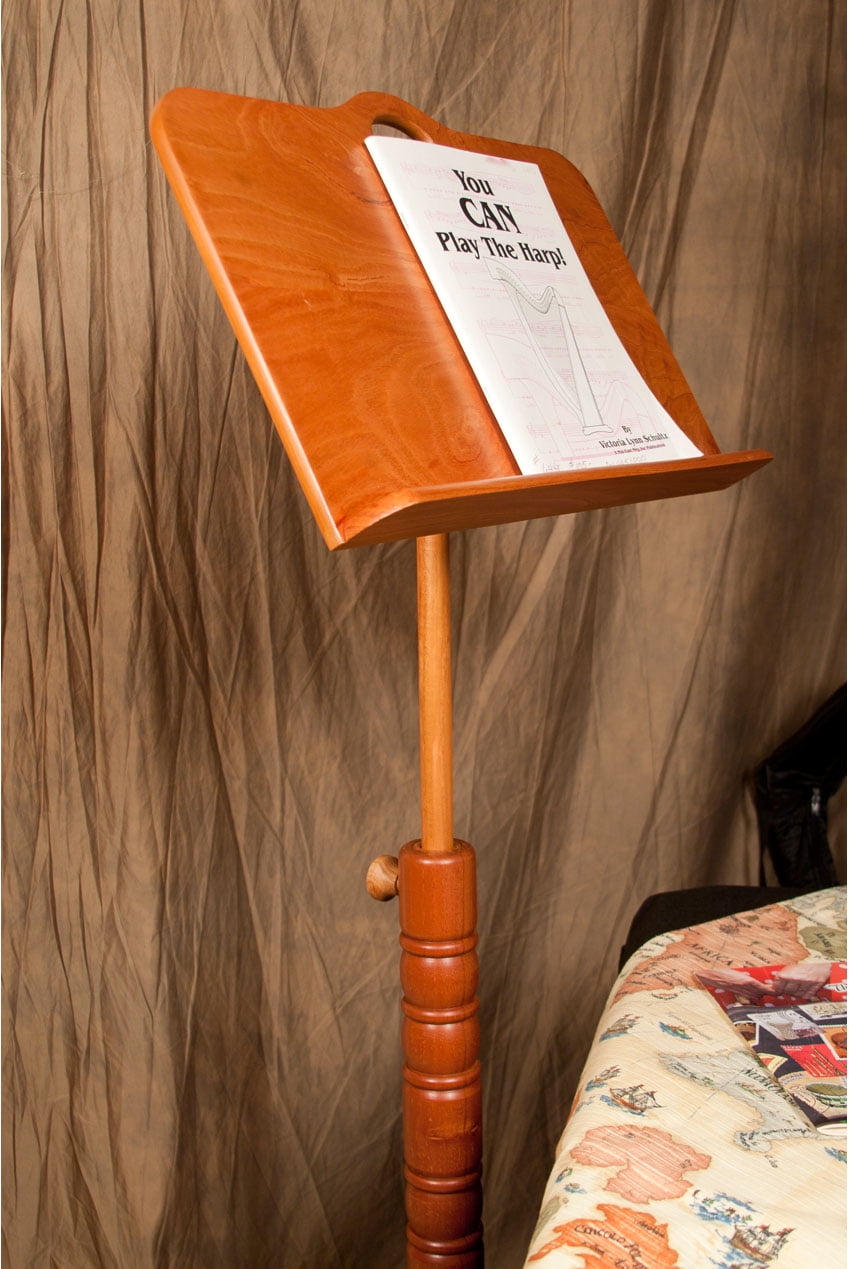 RED CEDAR ROOSEBECK DOUBLE SHELF COLONIAL MUSIC STAND