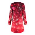 thumbnail image 4 of SEMPAI Up to 60% Off Plus Size Dresses Vacation Women Casual Dresses Long Sleeve Crew Neck Floral Mid-Length Summerdresses For Women 2025 Trendy for Easter Women's Plus Dresses Up to 60% Off, 4 of 5