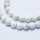 thumbnail image 3 of Natural Howlite Beads Strands Round 8mm Hole: 1mm about 48pcs/strand 15.7 inch(40cm), 3 of 3