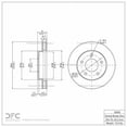 thumbnail image 3 of Front Dynamic Friction Company GEOSPEC Coated Brake Rotor 604-45003 (1), 3 of 4