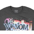 thumbnail image 3 of Marvel Venom Men's City In Flames Pastel Hues Adult Graphic Print Short Sleeve T-Shirt, 3 of 5