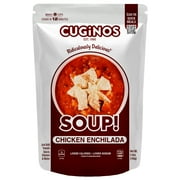 Cuginos Quick Meal Chicken Enchilada Dried Soup Mix, 6.77oz Family Size Pouch, Makes 8 Cups