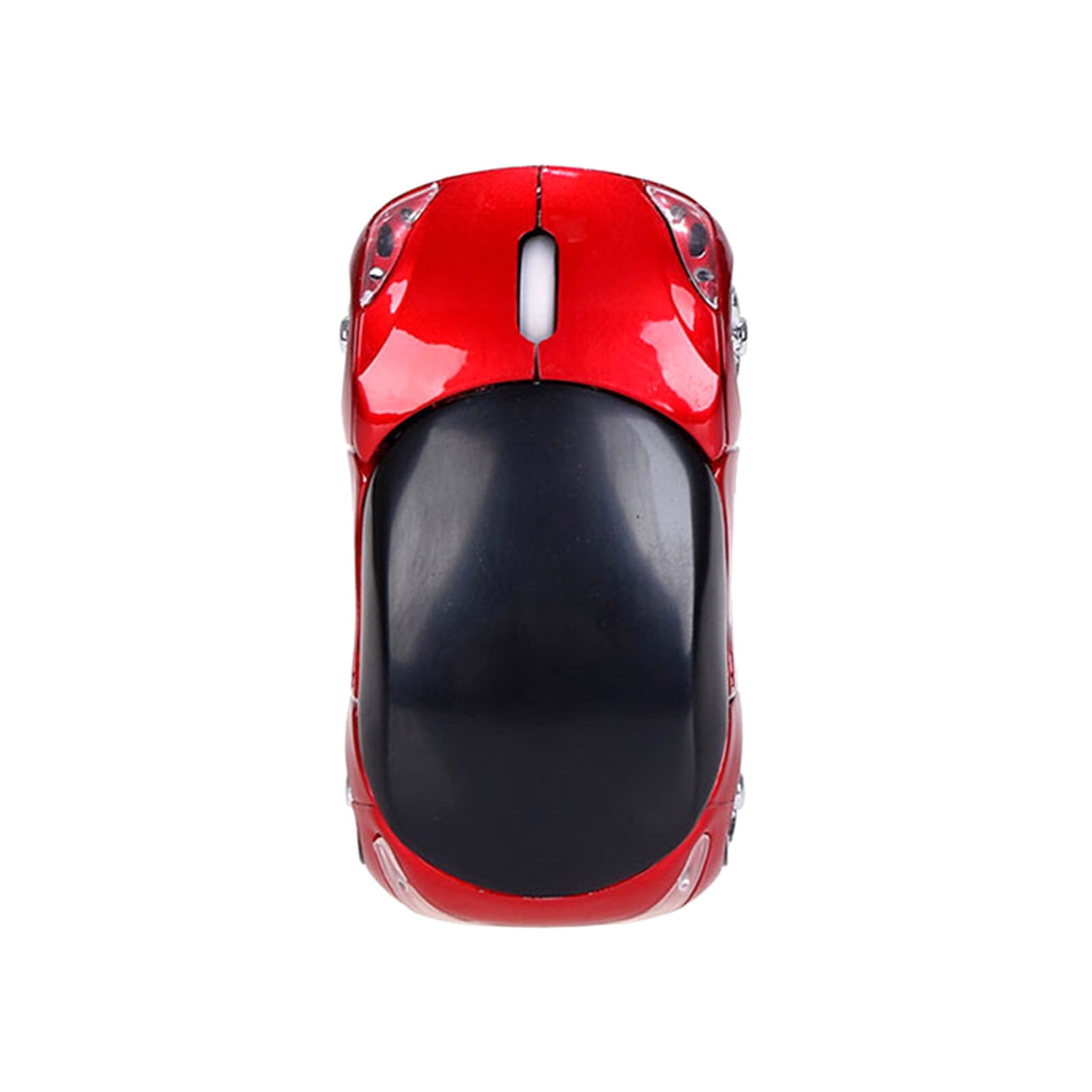 Cagogo Car-Shape Wireless Mouse, 2.4GHz 1200DPI Optical USB Mouse For PC Laptop Tablet, Portable Computer Mouse For Home Office, Ergonomic Design, Long Battery Life