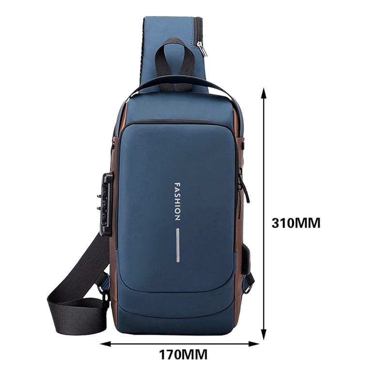 Water Resistant Sling Backpack with 17 Pockets, Anti-Theft Daypack for Tech & 71wvKV6GfML._AC_UY1000_.jpg main image 3