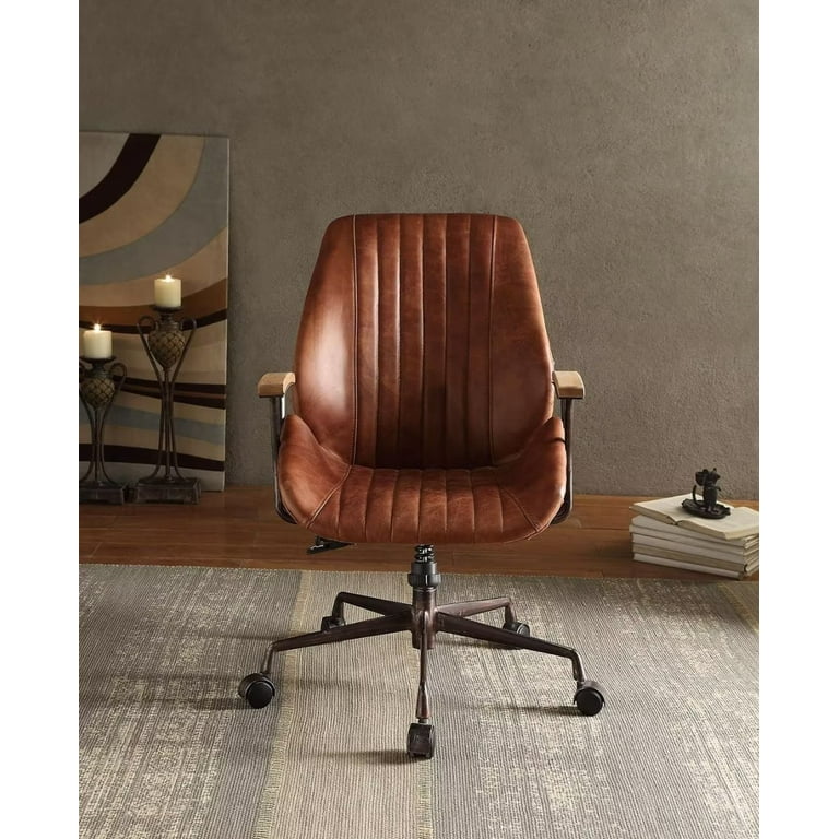 Artiss executive wooden office chair sale wood computer chairs leather seat sherman