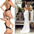 thumbnail image 5 of Body moldeador con escote en V profundo y sin tirantes para mujer, 5 of 5