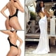 thumbnail image 5 of Body moldeador con escote en V profundo y sin tirantes para mujer, 5 of 5