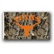 Bsi Products 95434 3 Pieds X 5 Pieds Drapeau W / Grommets - Fond de Camouflage Realtree - Texas Longhorns – image 1 sur 5