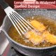 thumbnail image 3 of 2 espátulas de acero inoxidable compatibles con la cocina, espátula resistente al calor con mango de espátula de plástico antideslizante, compatible con atún de cocina, pescado Fi Afortunado Sencillez, 3 of 5