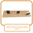 thumbnail image 2 of Estante de madera para dominó Xing, soporte profesional para dominó, juego de fichas de dominó, bandeja de madera para dominó, 2 of 6