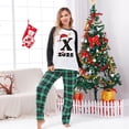 thumbnail image 2 of Yokua Family Christmas Pajamas Matching Sets Fashion Sets Couples Matching Holiday Sleepwear, 2 of 6