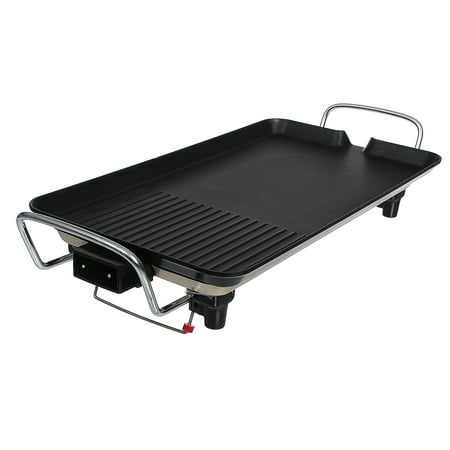 110v Portable Electric Grills Black Griddle Bbq Grill Tabletop