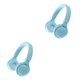 thumbnail image 4 of sweethay Y08 Auriculares Auriculares Bluetooth Auriculares Auriculares inalámbricos Estéreo Auriculares deportivos plegables Micro Auriculares Cielo azul 2Conjunto, 4 of 6