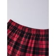 thumbnail image 4 of AceBaby Christmas Family Pajamas Matching Sets Plaid Tree Letter Print Holiday Loungewear Sleepwear PJs, 4 of 10