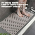 thumbnail image 4 of Elainilye Non Slip Shower Mat, Bathtub Safety Mat, Suction Cup Bath Mat, 28x14 Inch Drain Hole Floor Pad for Tub, 4 of 6