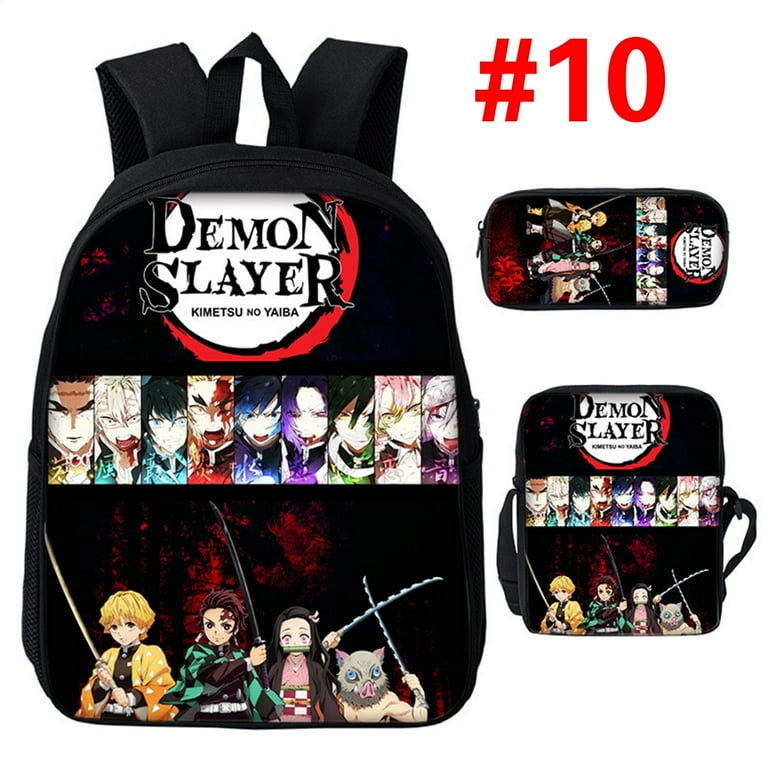 18 Inch Naruto Backpack School Bag+Messenger Bag+Pencil Bag