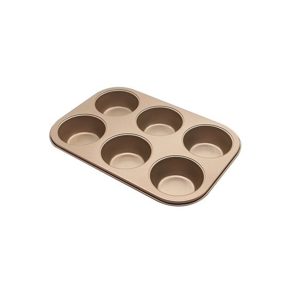 Eqslft 6/12 Cup Muffin Pan,Carbon Steel Cupcake Pan Muffin,Nonstick Cake Molds,Cupcake Mould Bakeware Cupcak Pan, Cupcake Pans,Non Stick Coating