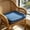 Blue-BU, variant on MMJ Linen Chair Cushion Square Non Slip for Dining Chair Home Office 13.8x13.8in