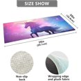 thumbnail image 3 of Dreamtimes Starry Night Unicorn Kitchen Mat 20"x39", Non Skid Kitchen Runner Rug Absorbent Resist Dirt Kitchen Floor Mat Comfort Standing Mat for Kitchen, Floor, Office, Sink, Laundry, 3 of 6